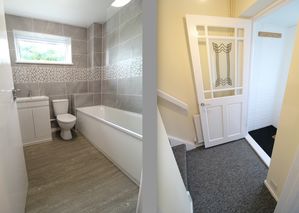 Bathroom and Hallway- click for photo gallery